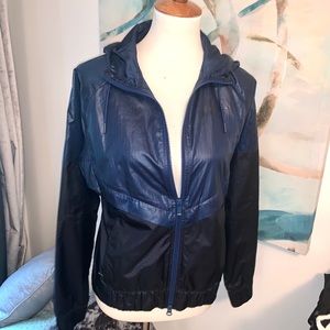 Coastal Blue/Obsidian Nike Windrunner Small
